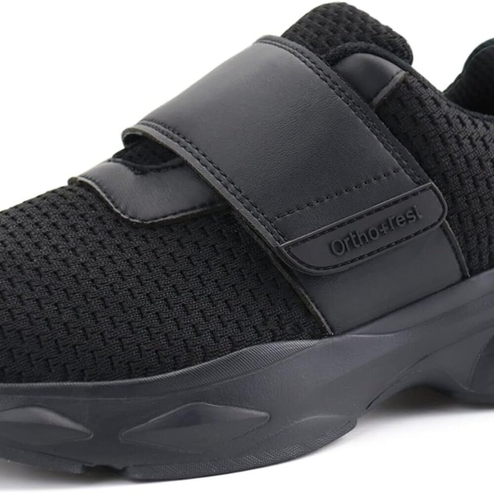 Women Diabetic Shoes Mesh Orthopedic Walking Shoes Edema Swollen Feet